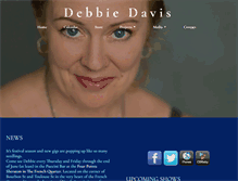 Tablet Screenshot of debbiedavismusic.com